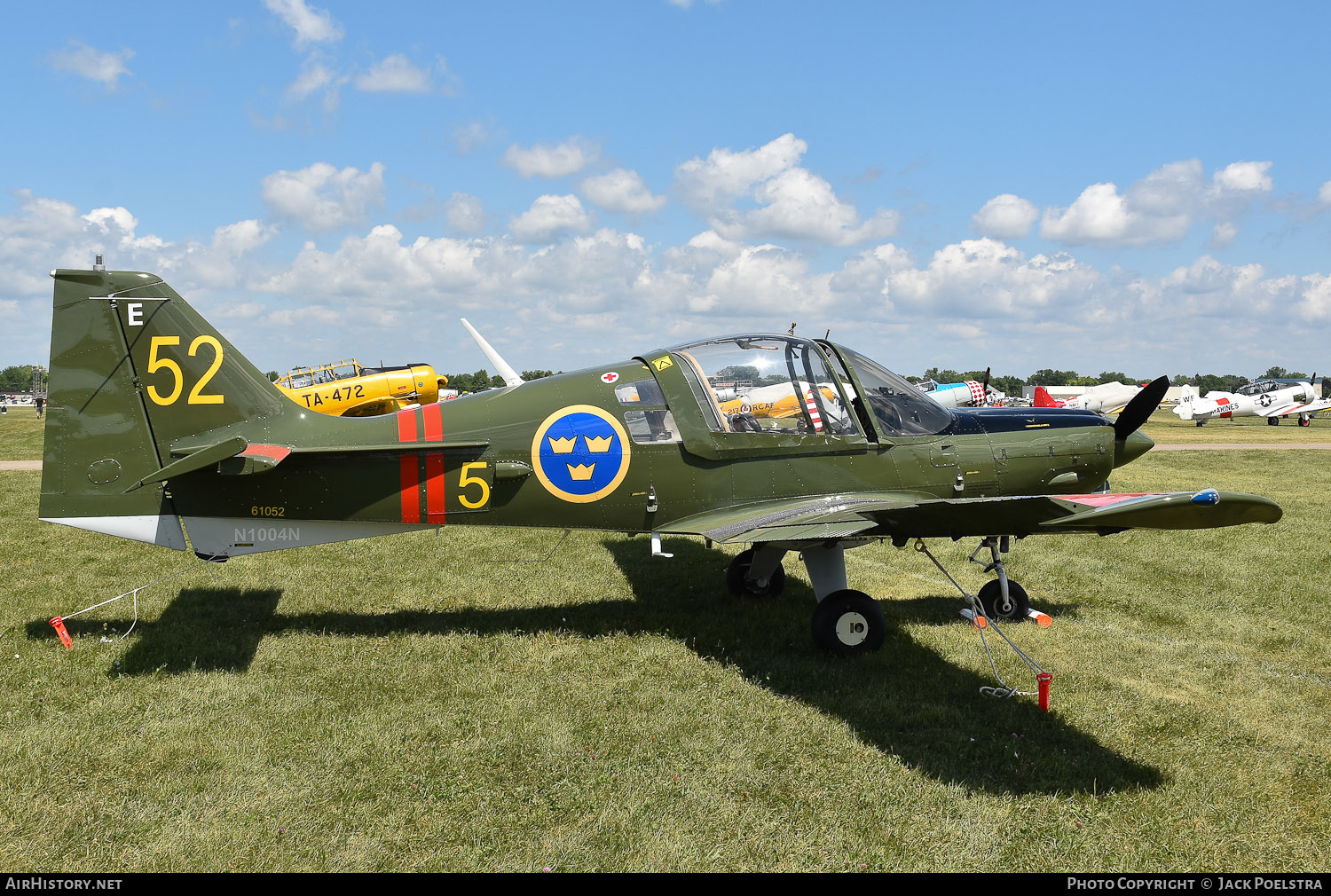 Aircraft Photo of N1004N / 61052 | Scottish Aviation Bulldog 101 | Sweden - Air Force | AirHistory.net #491314