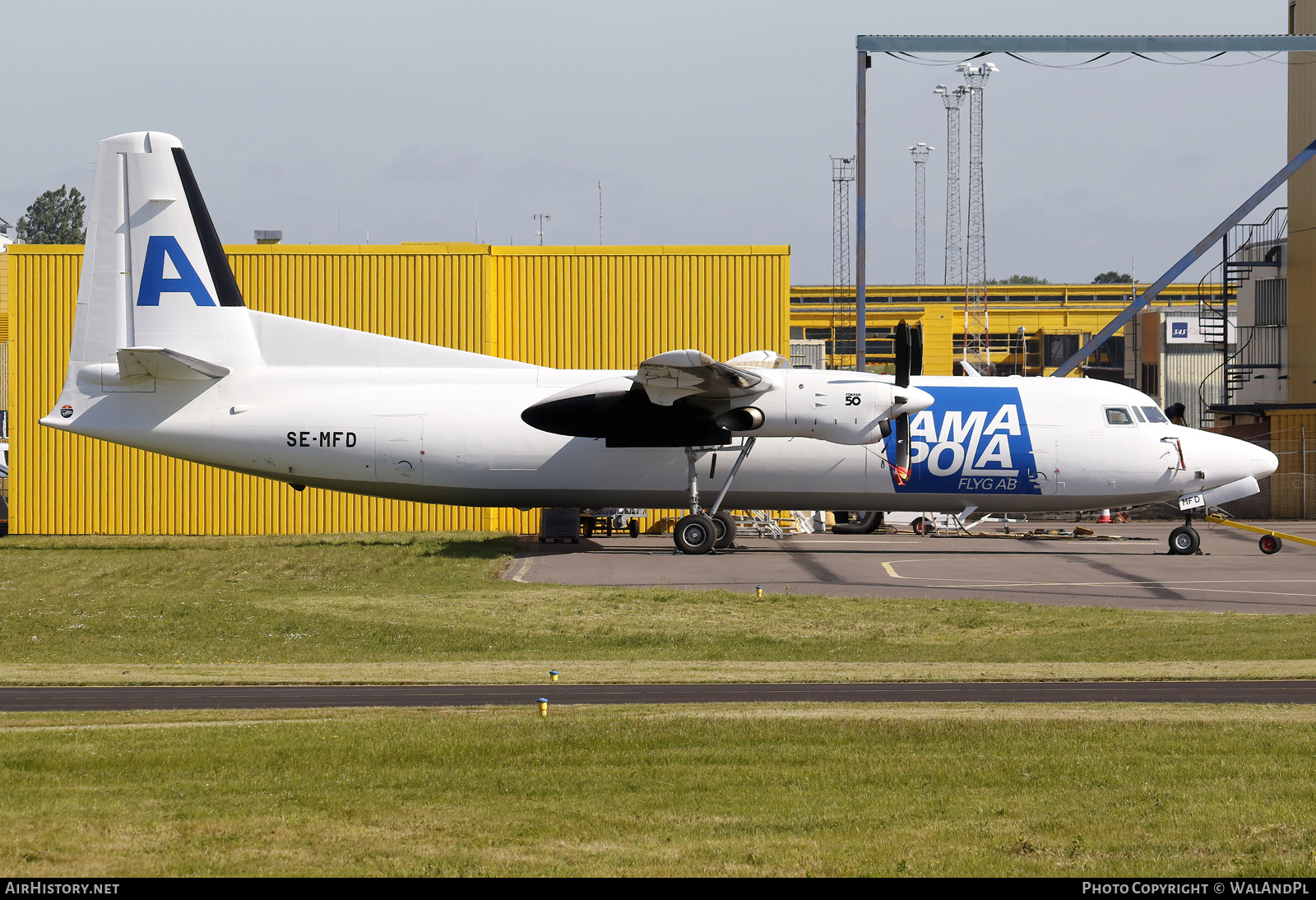 Aircraft Photo of SE-MFD | Fokker 50/F | Amapola Flyg | AirHistory.net #491370