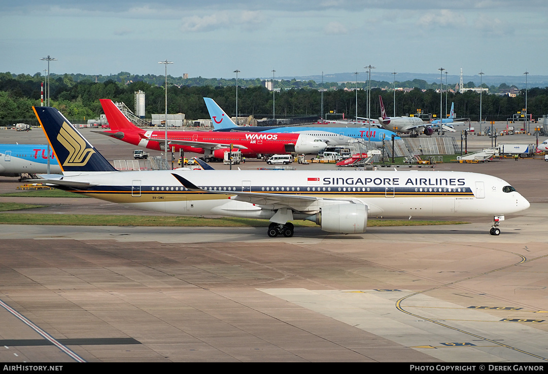 Aircraft Photo of 9V-SMU | Airbus A350-941 | Singapore Airlines | AirHistory.net #491380