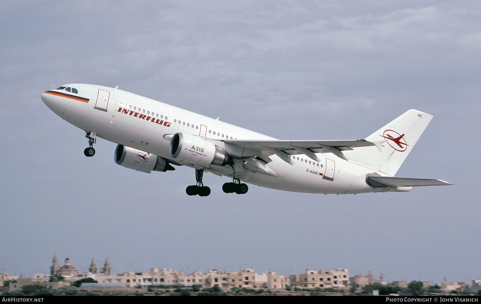 Aircraft Photo of D-AOAC | Airbus A310-304 | Interflug | AirHistory.net #491400
