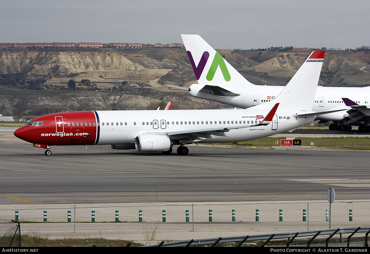 Aircraft Photo of EI-FJD | Boeing 737-8JP | Norwegian | AirHistory.net #491410