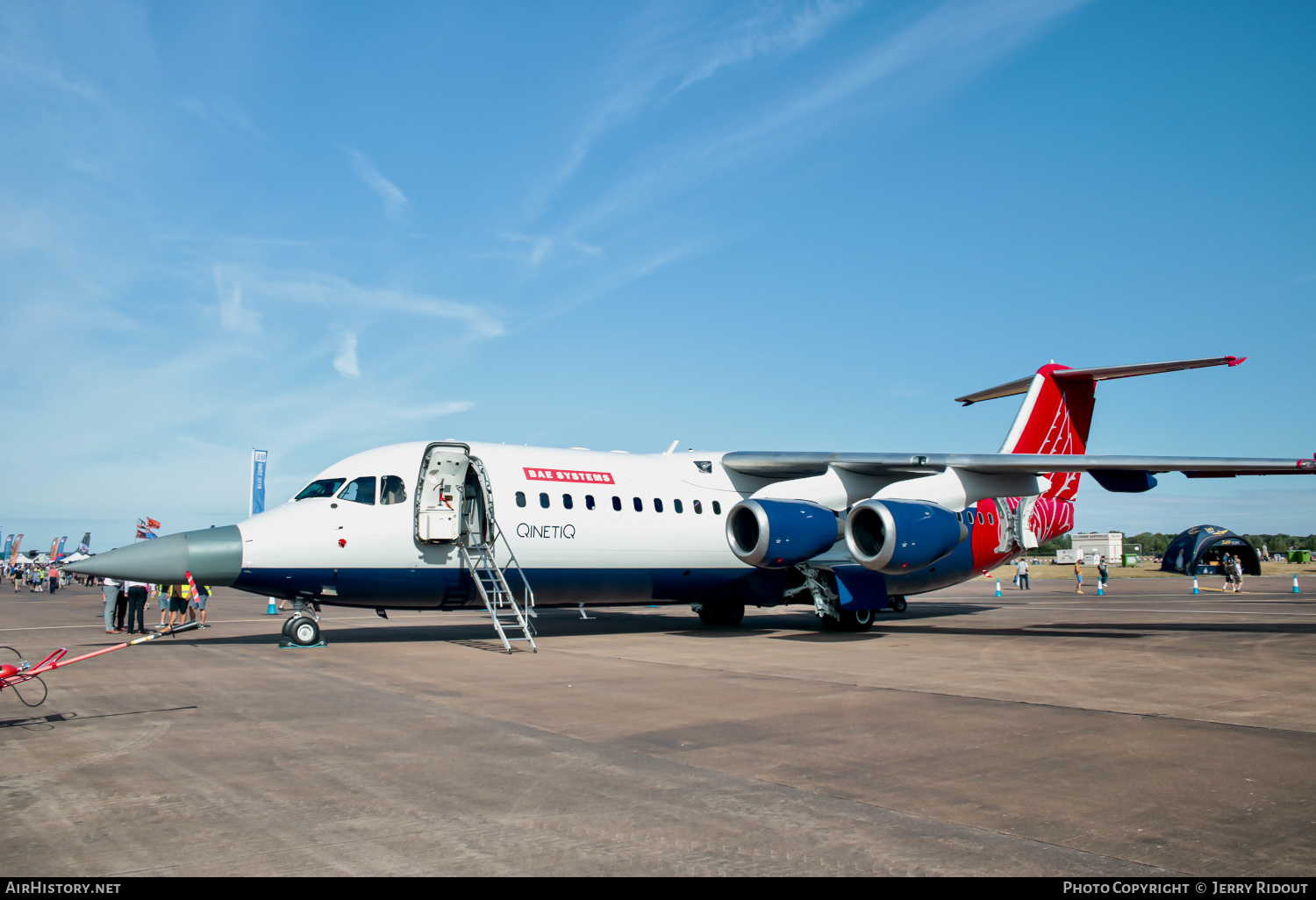 Aircraft Photo of G-ETPL | BAE Systems Avro 146-RJ100 | QinetiQ | AirHistory.net #491417