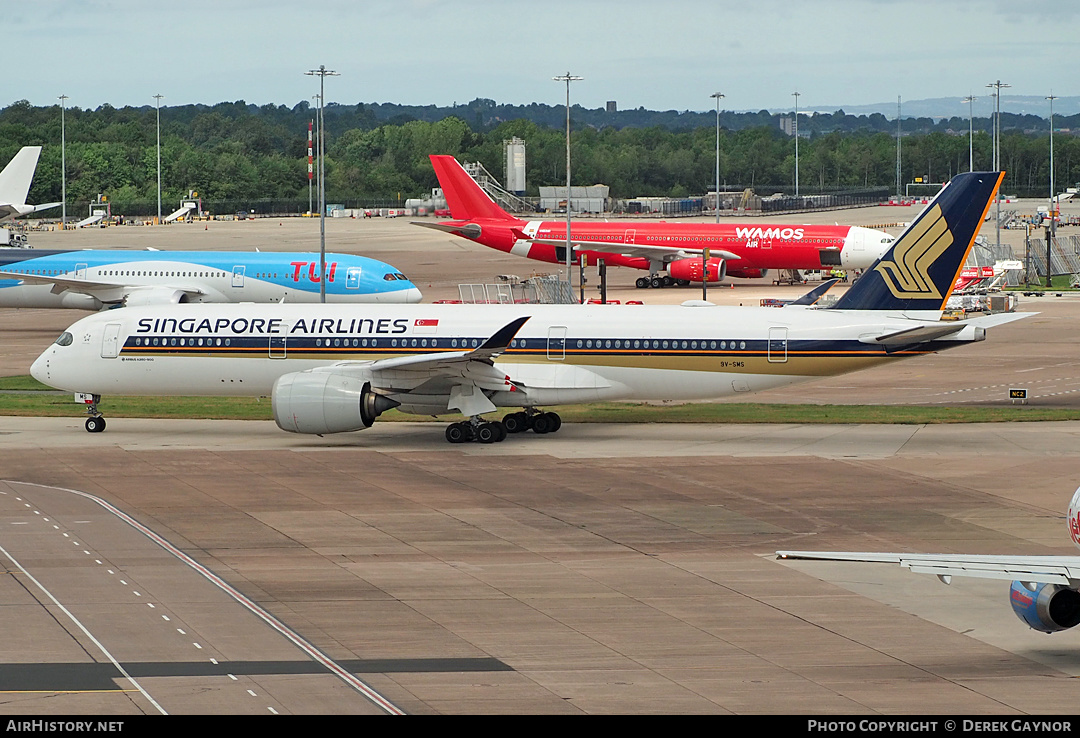 Aircraft Photo of 9V-SMS | Airbus A350-941 | Singapore Airlines | AirHistory.net #491422