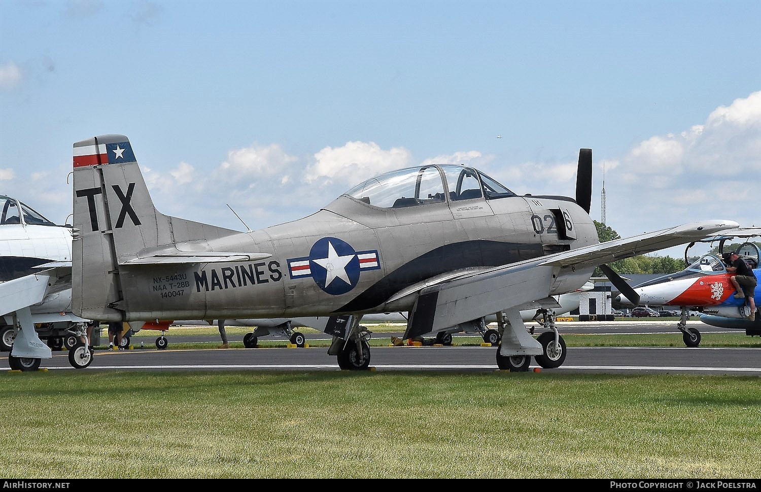 Aircraft Photo of N5443U / 140047 | North American T-28B Trojan | USA - Marines | AirHistory.net #491466