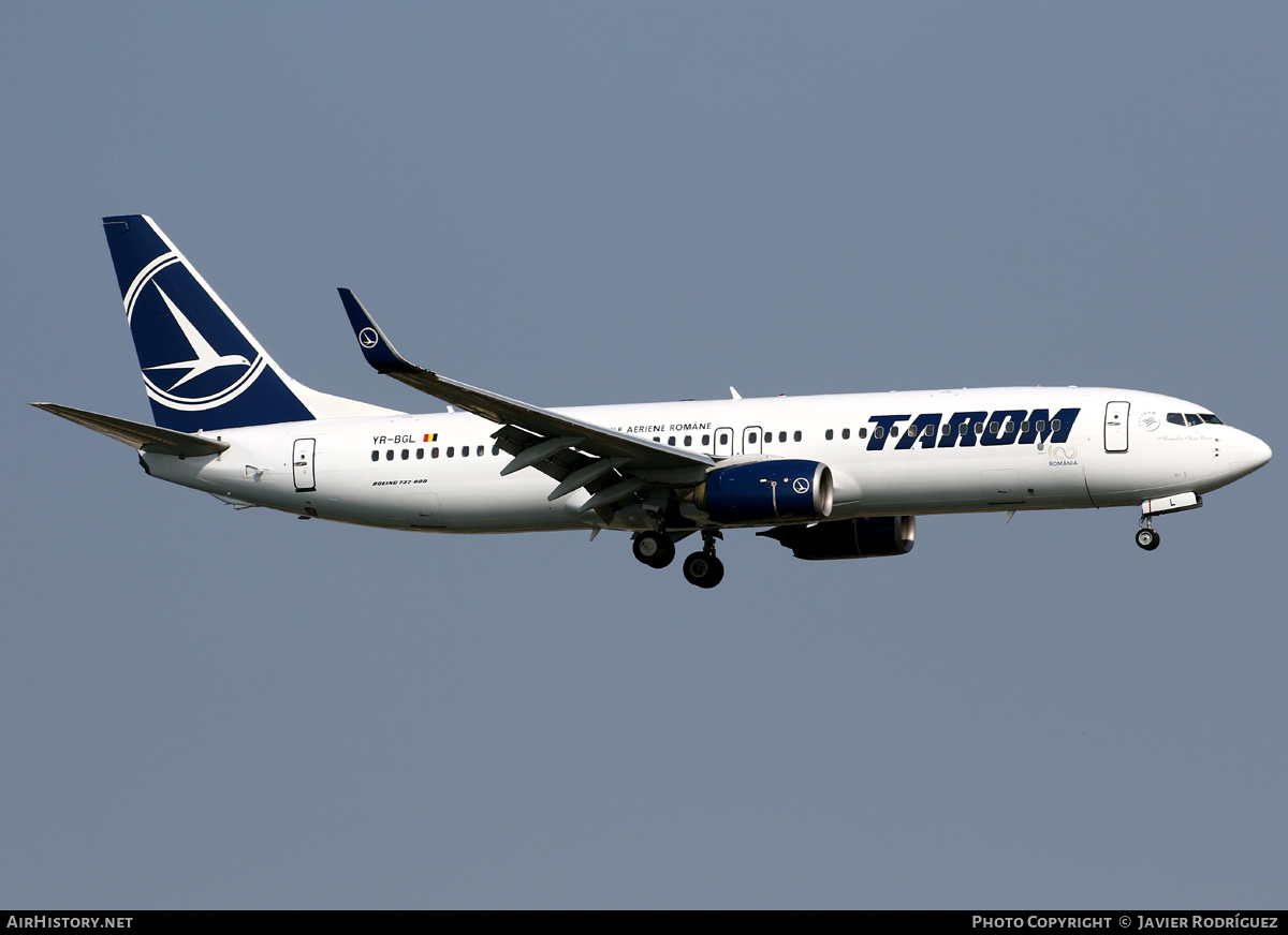 Aircraft Photo of YR-BGL | Boeing 737-8H6 | TAROM - Transporturile Aeriene Române | AirHistory.net #491482
