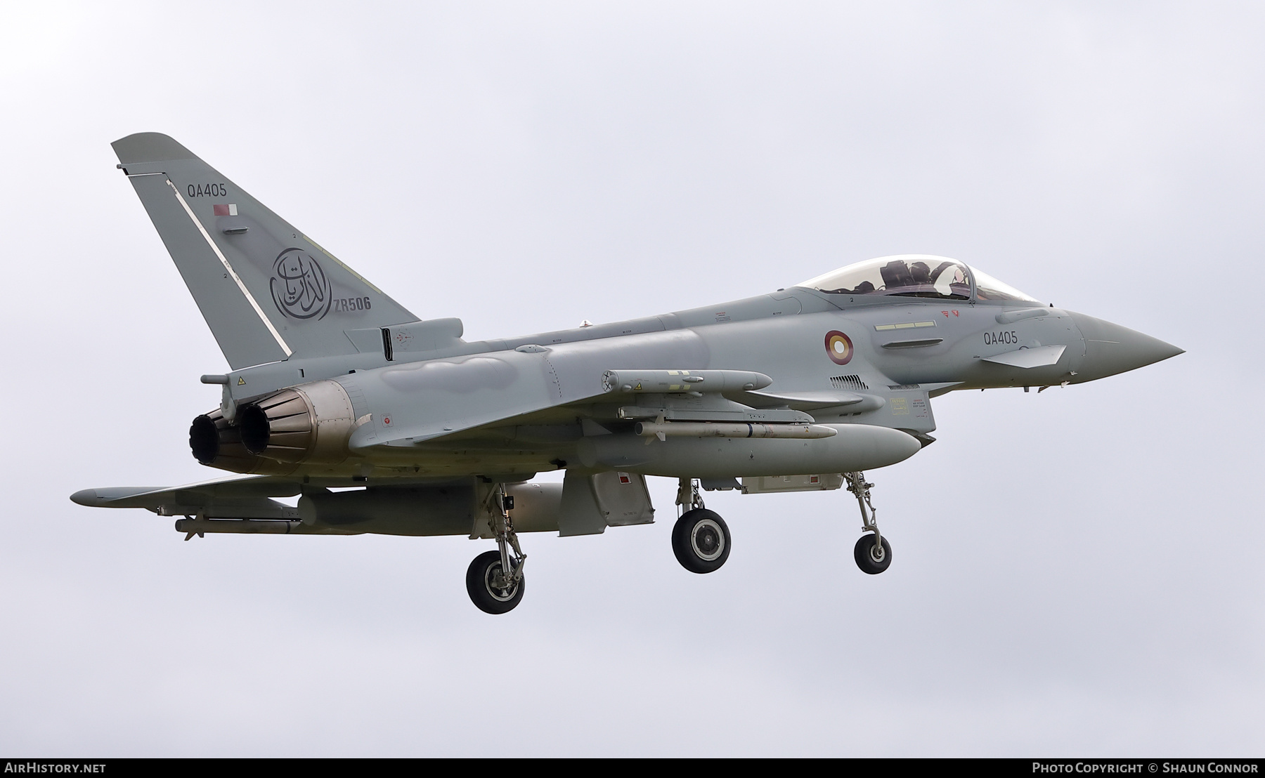 Aircraft Photo of QA405 / ZR506 | Eurofighter EF-2000 Typhoon | Qatar - Air Force | AirHistory.net #491498