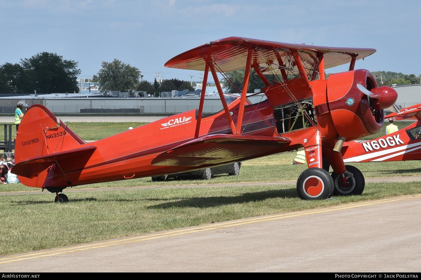 Aircraft Photo of N63529 | Stearman PT-17/R985 Kaydet (A75N1) | California Aeronautical University - CAU | AirHistory.net #491530