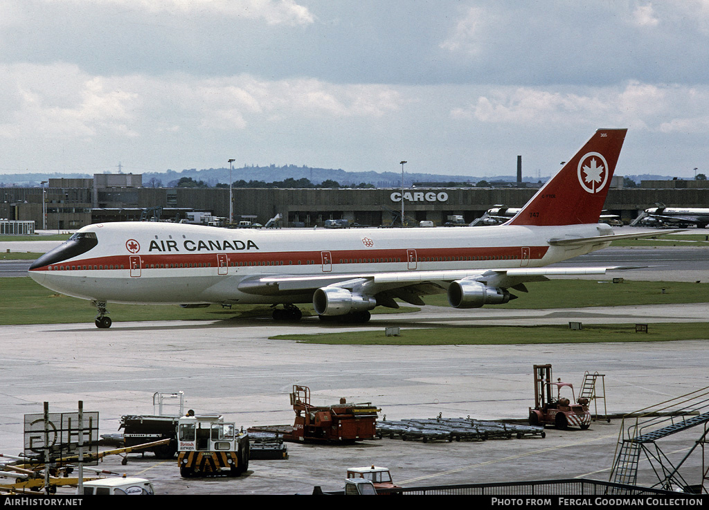 Aircraft Photo of C-FTOE | Boeing 747-133 | Air Canada | AirHistory.net #491560