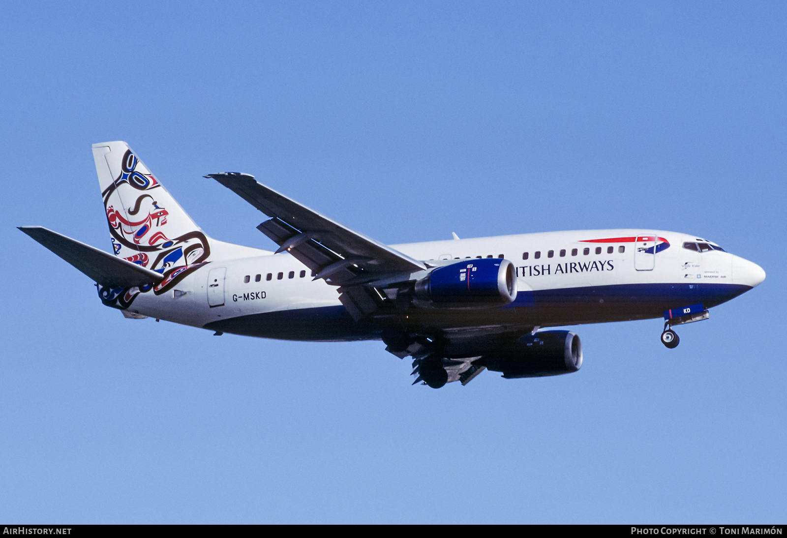 Aircraft Photo of G-MSKD | Boeing 737-5L9 | British Airways | AirHistory.net #491566