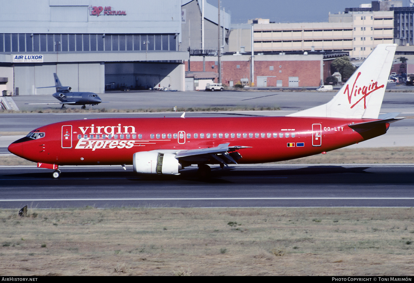Aircraft Photo of OO-LTY | Boeing 737-3Y0 | Virgin Express | AirHistory.net #491567