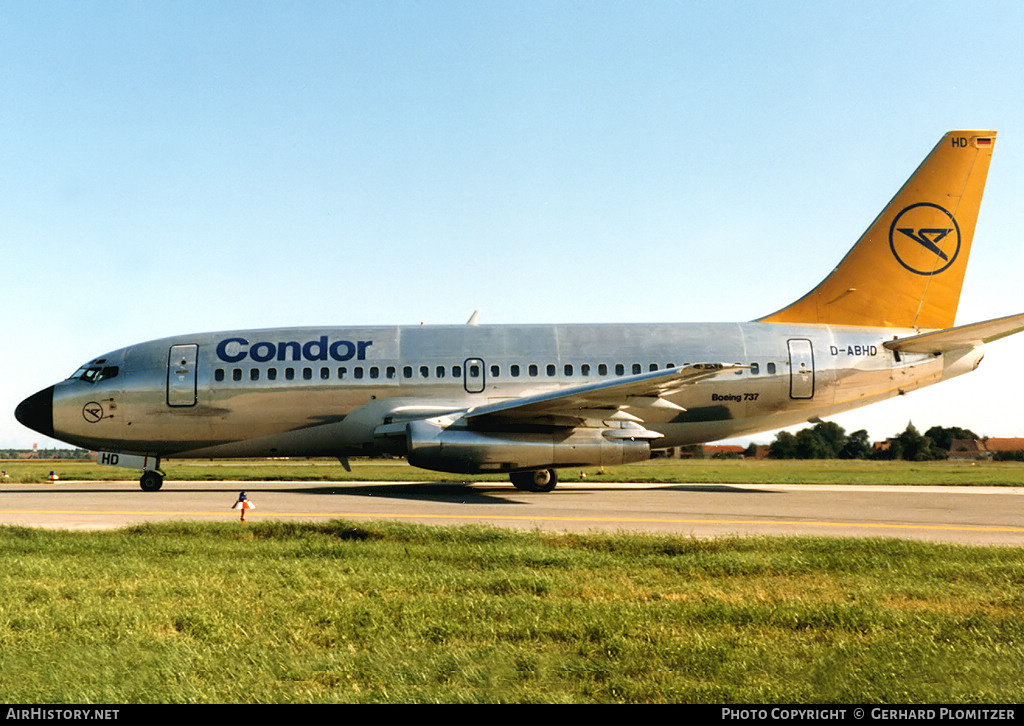 Aircraft Photo of D-ABHD | Boeing 737-230/Adv | Condor Flugdienst | AirHistory.net #491597