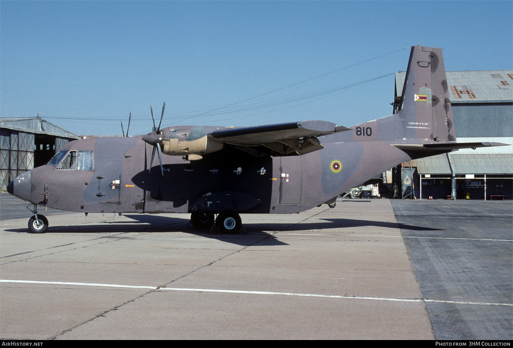 Aircraft Photo of 810 | CASA C-212-100 Aviocar | Zimbabwe - Air Force | AirHistory.net #491681