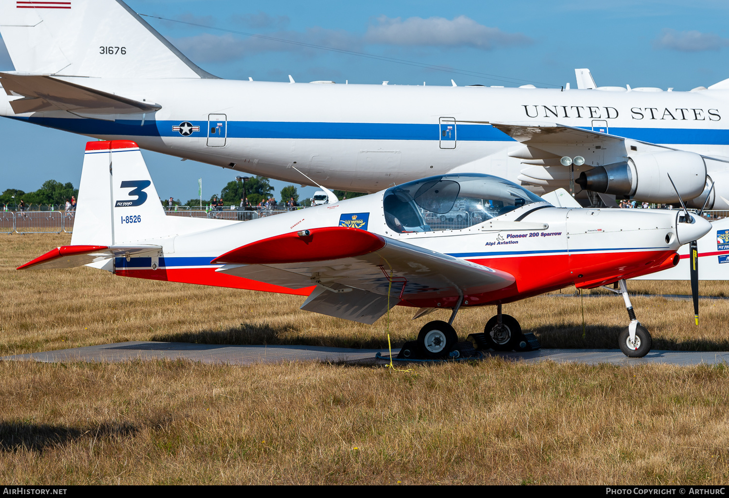 Aircraft Photo of I-8526 | Alpi Pioneer 200 Sparrow | Fly Fano Team | AirHistory.net #491691