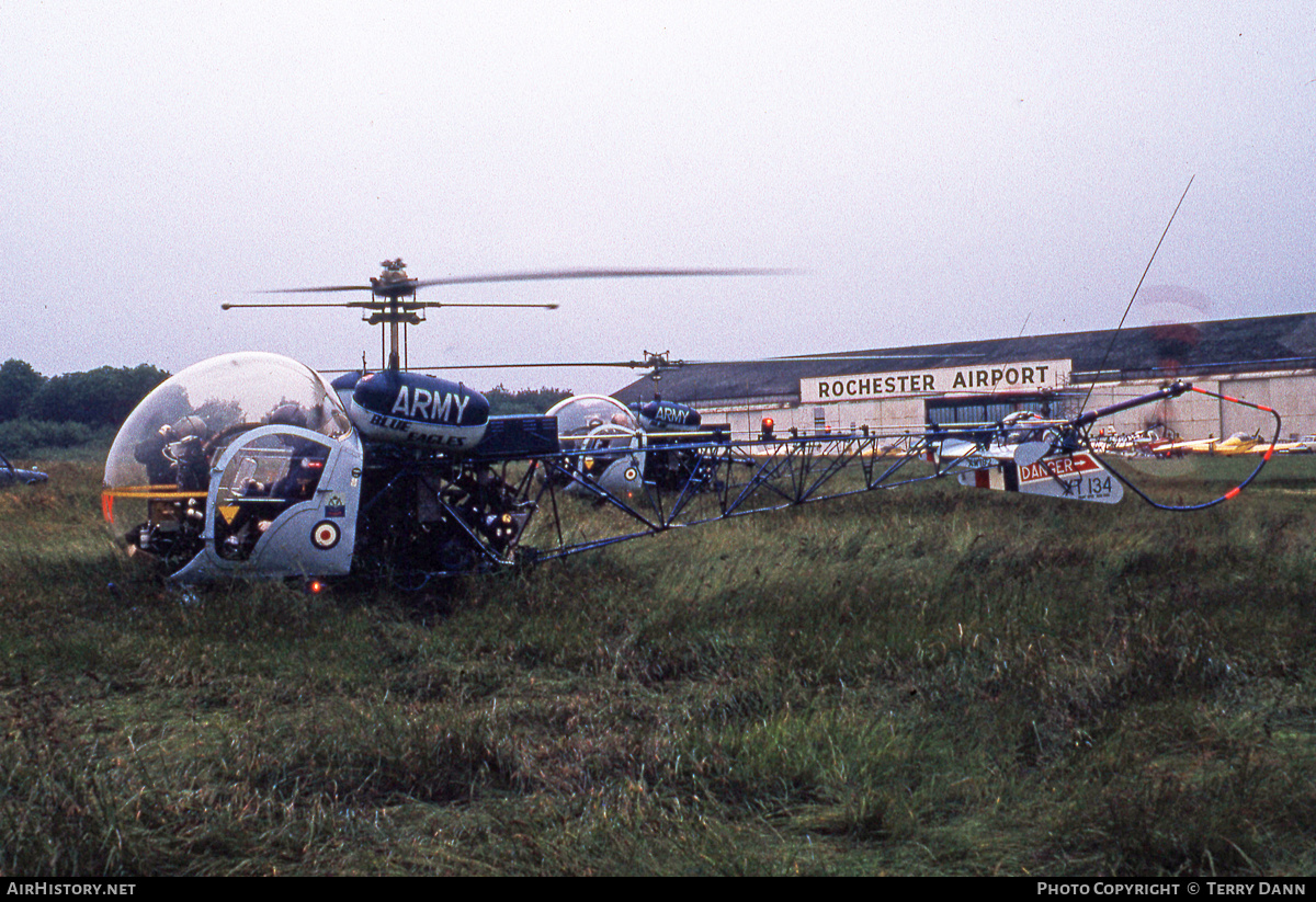 Aircraft Photo of XT134 | Agusta AB-47G-3 Sioux AH1 | UK - Army | AirHistory.net #491756