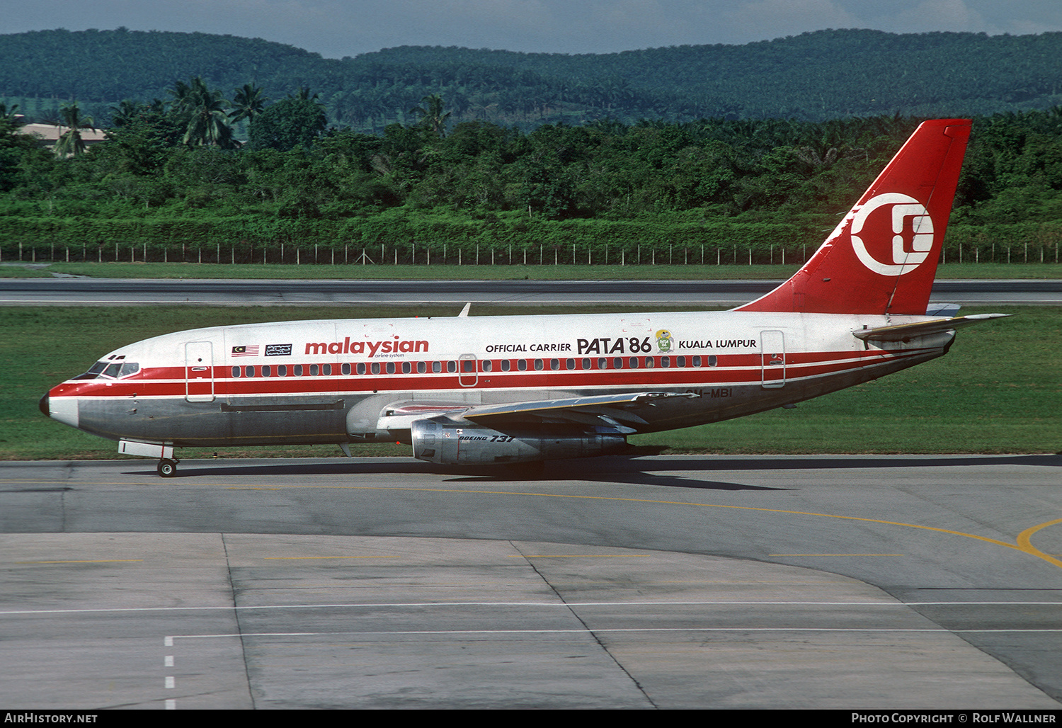 Aircraft Photo of 9M-MBI | Boeing 737-2H6C/Adv | Malaysian Airline System - MAS | AirHistory.net #491781