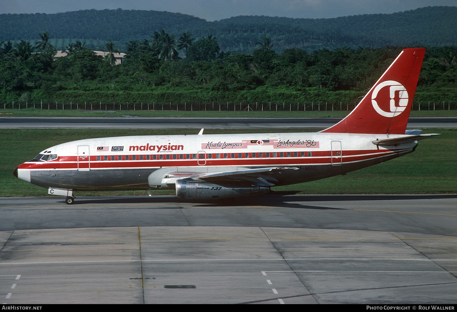 Aircraft Photo of 9M-MBC | Boeing 737-2H4/Adv | Malaysian Airline System - MAS | AirHistory.net #491786