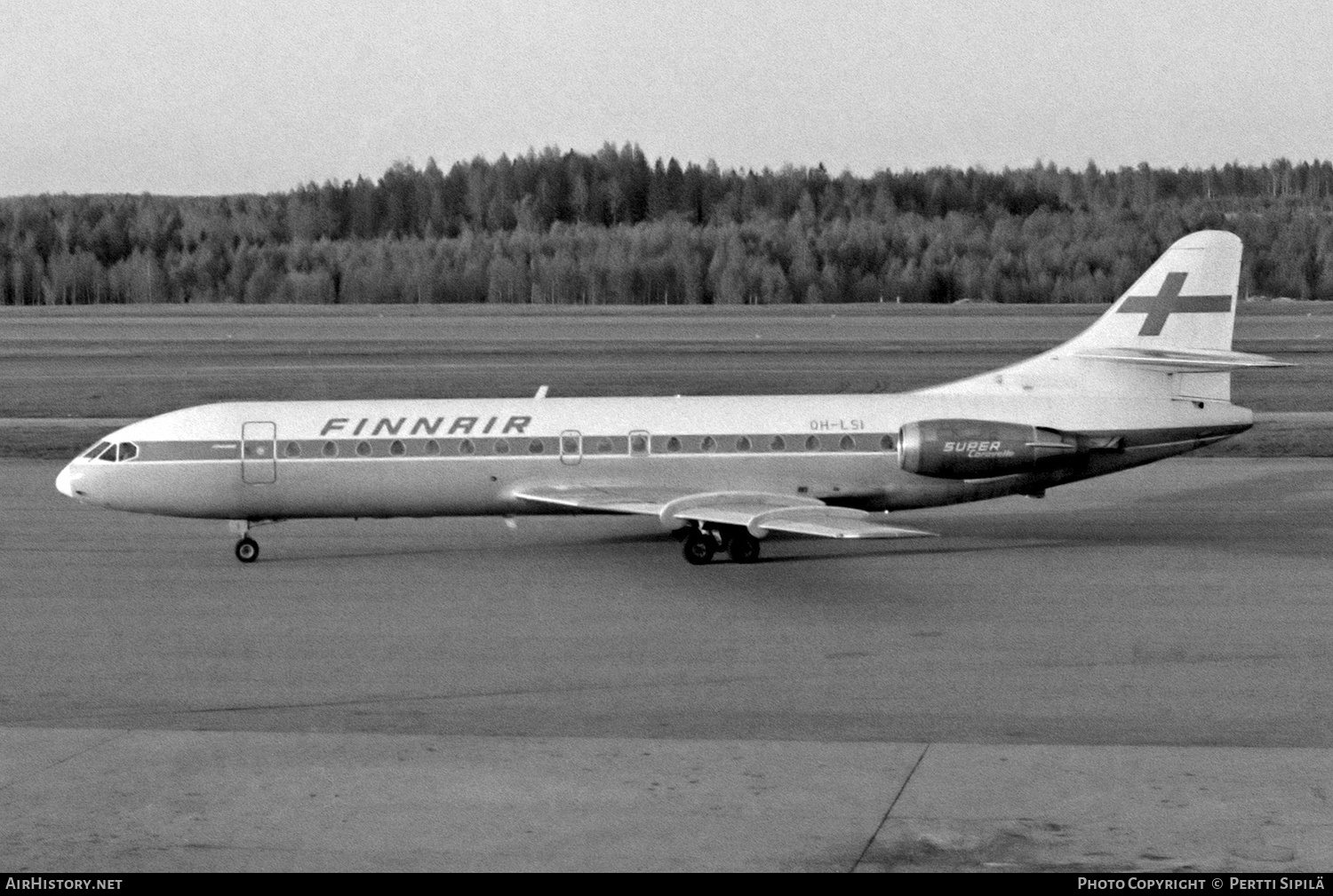 Aircraft Photo of OH-LSI | Sud SE-210 Caravelle 10B3 Super B | Finnair | AirHistory.net #491793