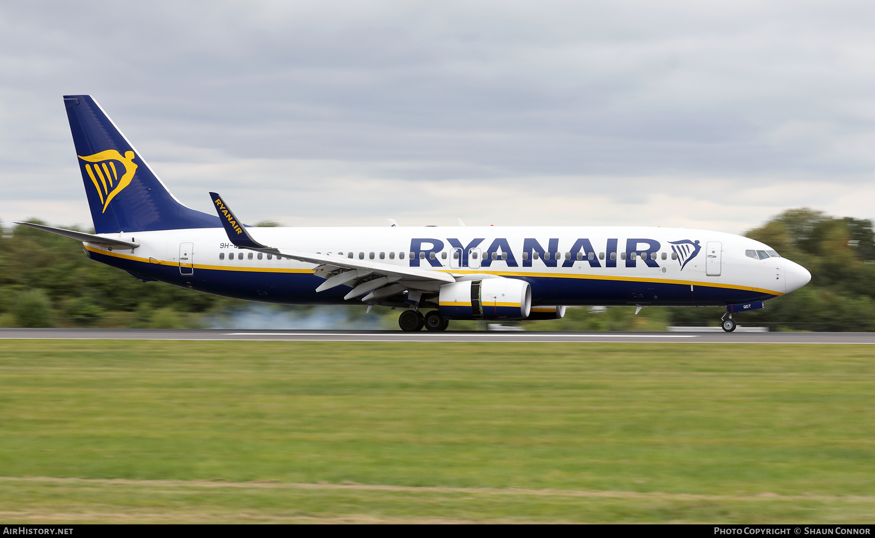 Aircraft Photo of 9H-QDT | Boeing 737-800 | Ryanair | AirHistory.net #491803