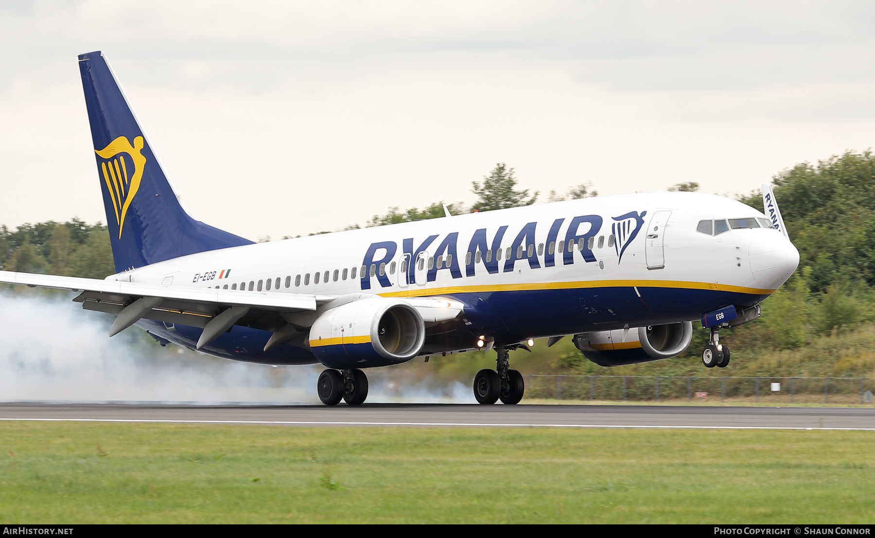 Aircraft Photo of EI-EGB | Boeing 737-8AS | Ryanair | AirHistory.net #491808