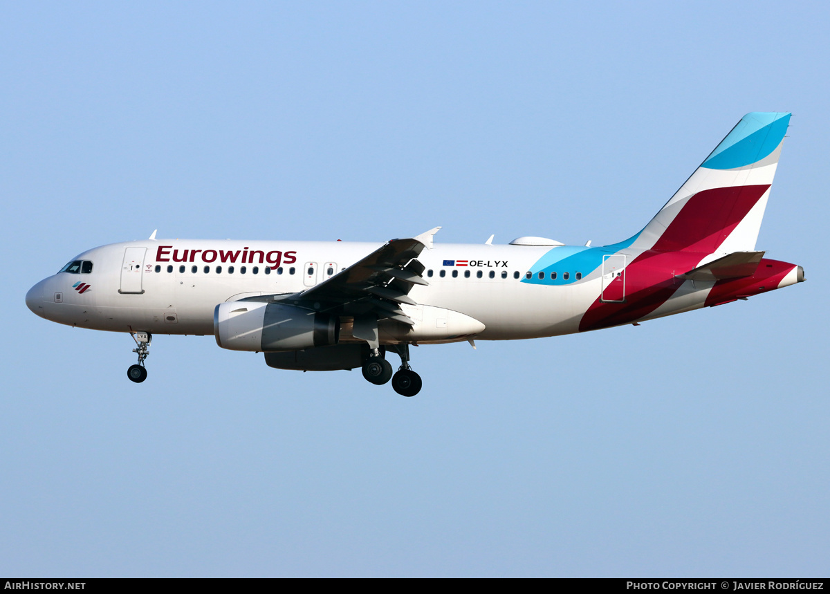 Aircraft Photo of OE-LYX | Airbus A319-132 | Eurowings | AirHistory.net #491812
