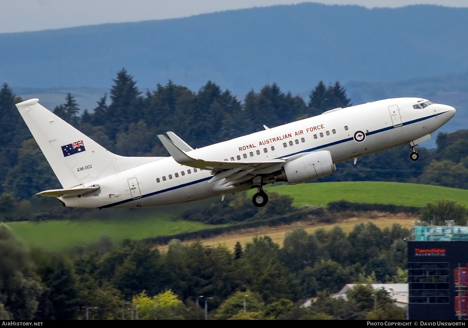 Aircraft Photo of A36-002 | Boeing 737-7DF BBJ | Australia - Air Force | AirHistory.net #491813