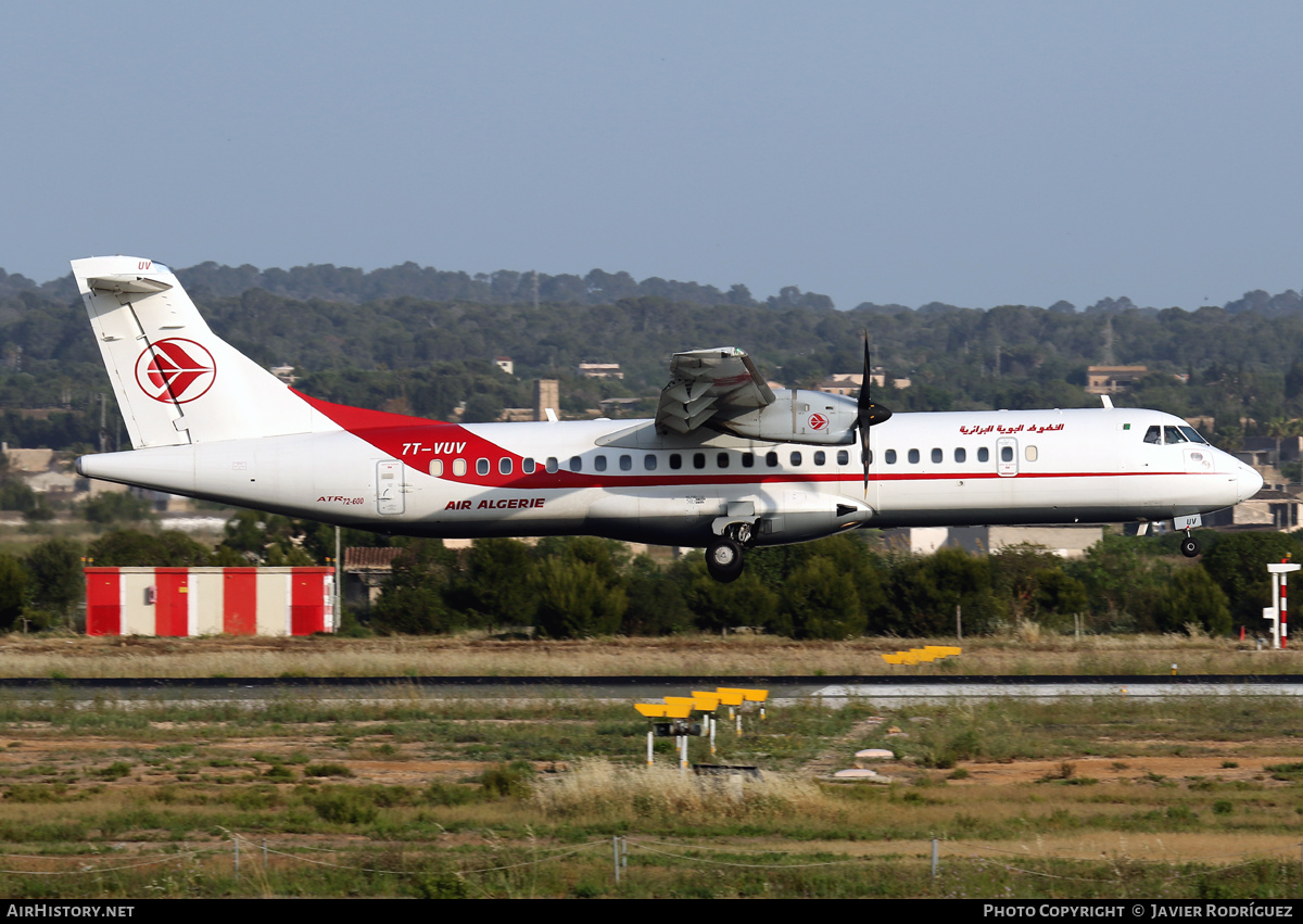 Aircraft Photo of 7T-VUV | ATR ATR-72-600 (ATR-72-212A) | Air Algérie | AirHistory.net #491818