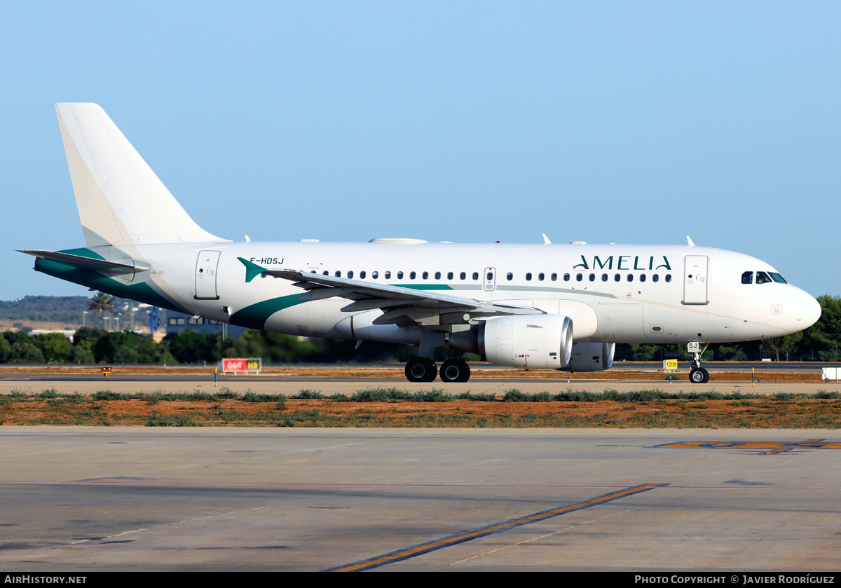 Aircraft Photo of F-HDSJ | Airbus A319-112 | Amelia | AirHistory.net #491830