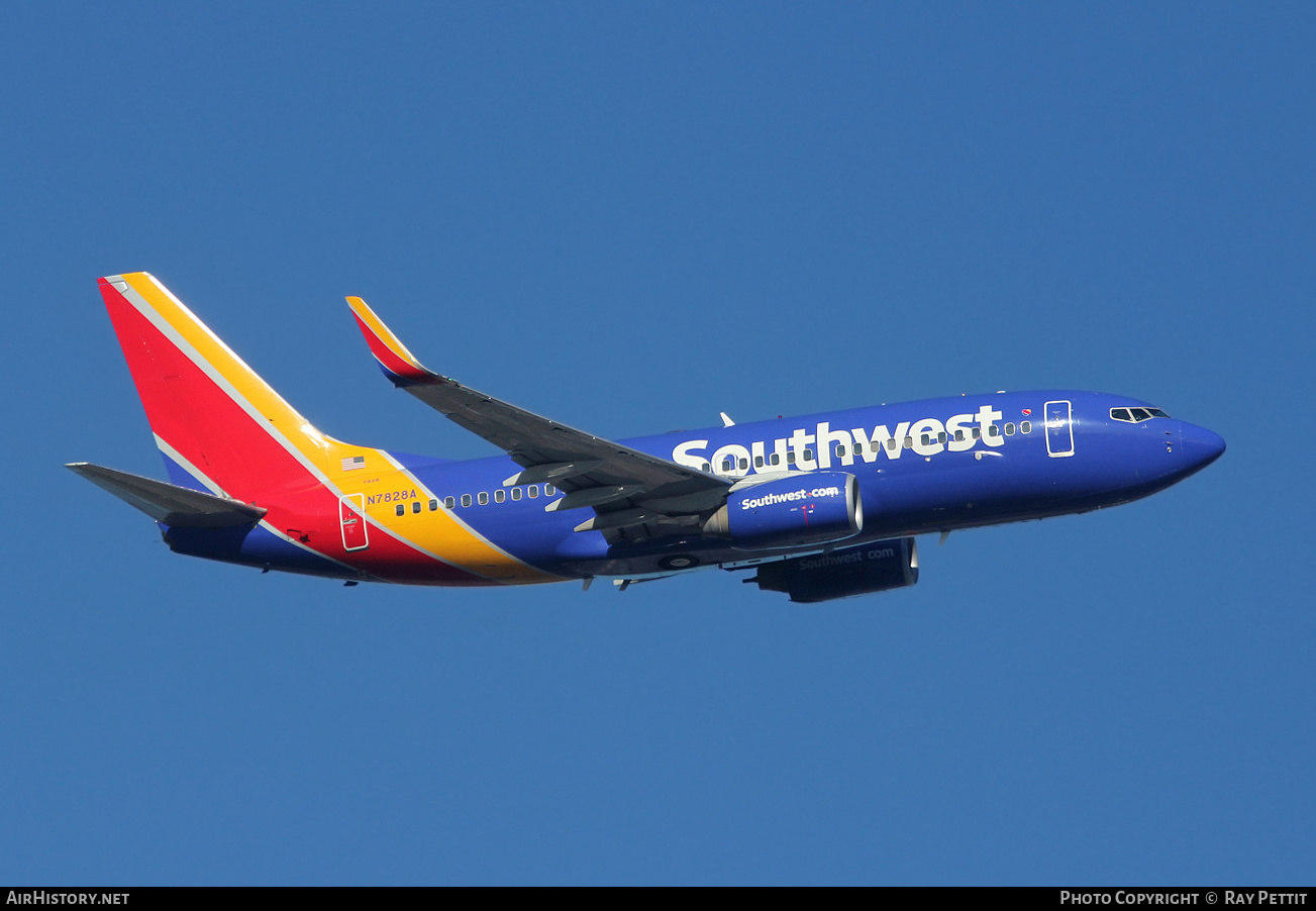 Aircraft Photo of N7828A | Boeing 737-7CT | Southwest Airlines | AirHistory.net #491865