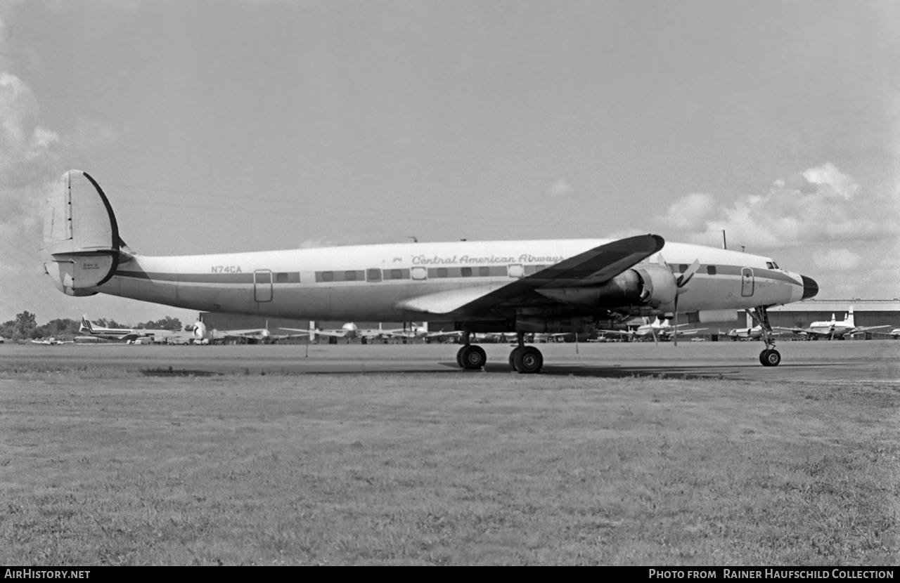 Aircraft Photo of N74CA | Lockheed L-1049H Super Constellation | Central American Airways | AirHistory.net #491868