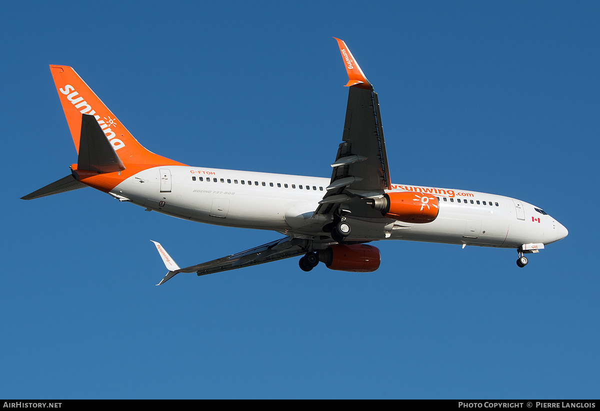 Aircraft Photo of C-FTOH | Boeing 737-8HX | Sunwing Airlines | AirHistory.net #491870