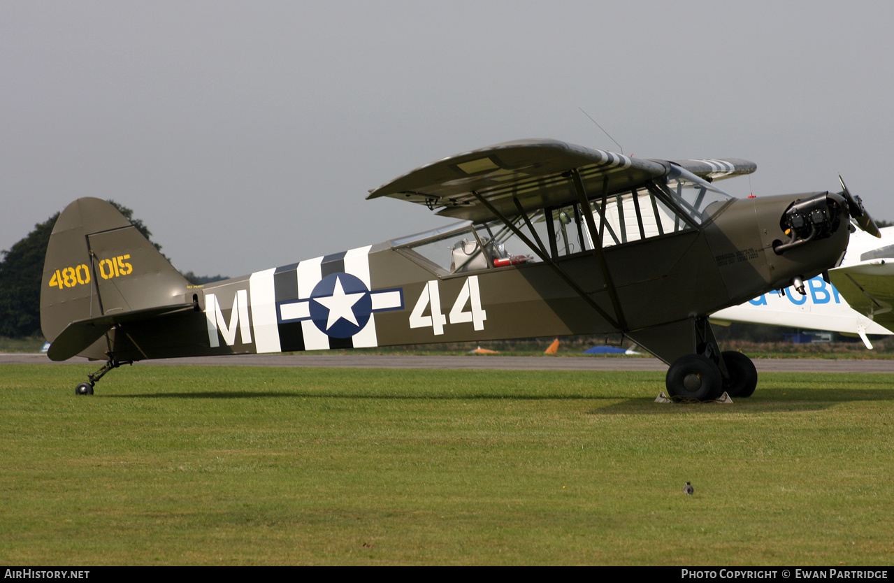 Aircraft Photo of G-AKIB / 480015 | Piper L-4H Grasshopper (J-3C-90) | USA - Air Force | AirHistory.net #491892