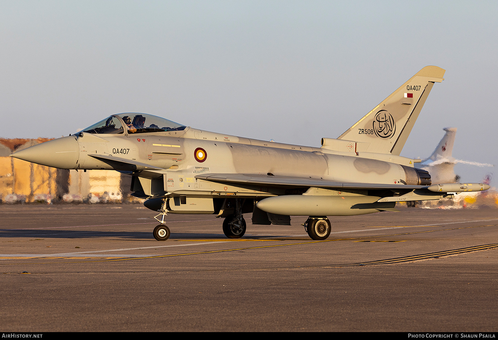 Aircraft Photo of ZR508 / QA407 | Eurofighter EF-2000 Typhoon | BAE Systems | AirHistory.net #491905
