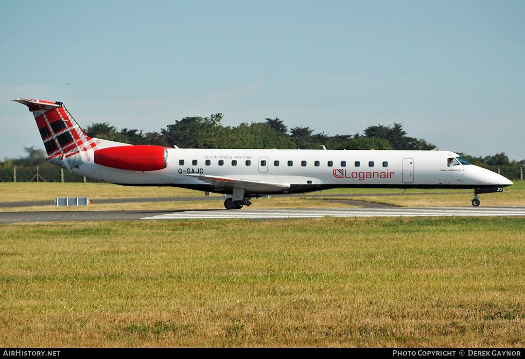 Aircraft Photo of G-SAJC | Embraer ERJ-145EP (EMB-145EP) | Loganair | AirHistory.net #491909