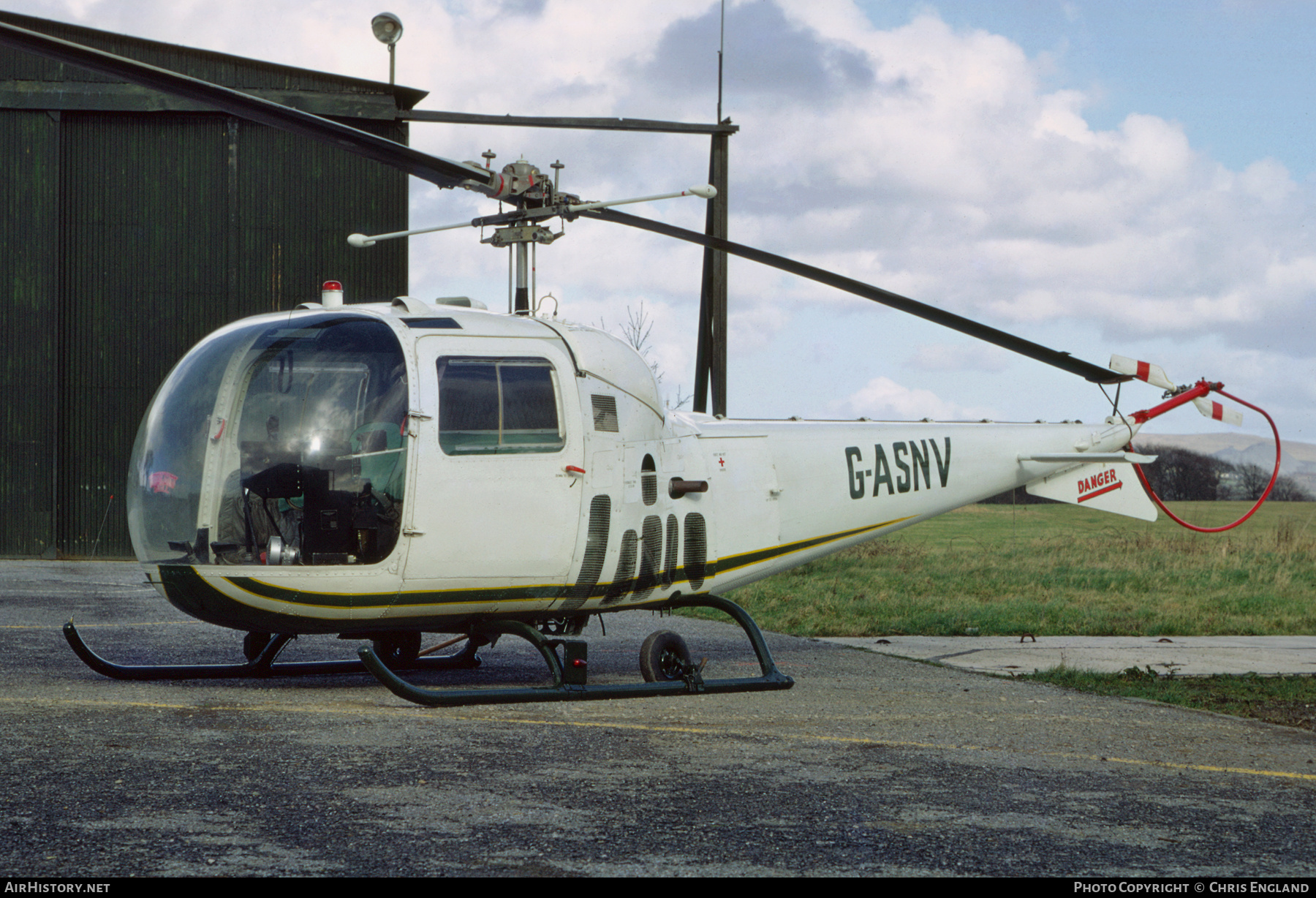 Aircraft Photo of G-ASNV | Agusta AB-47J-2 Ranger | Port of Bristol Authority | AirHistory.net #491912