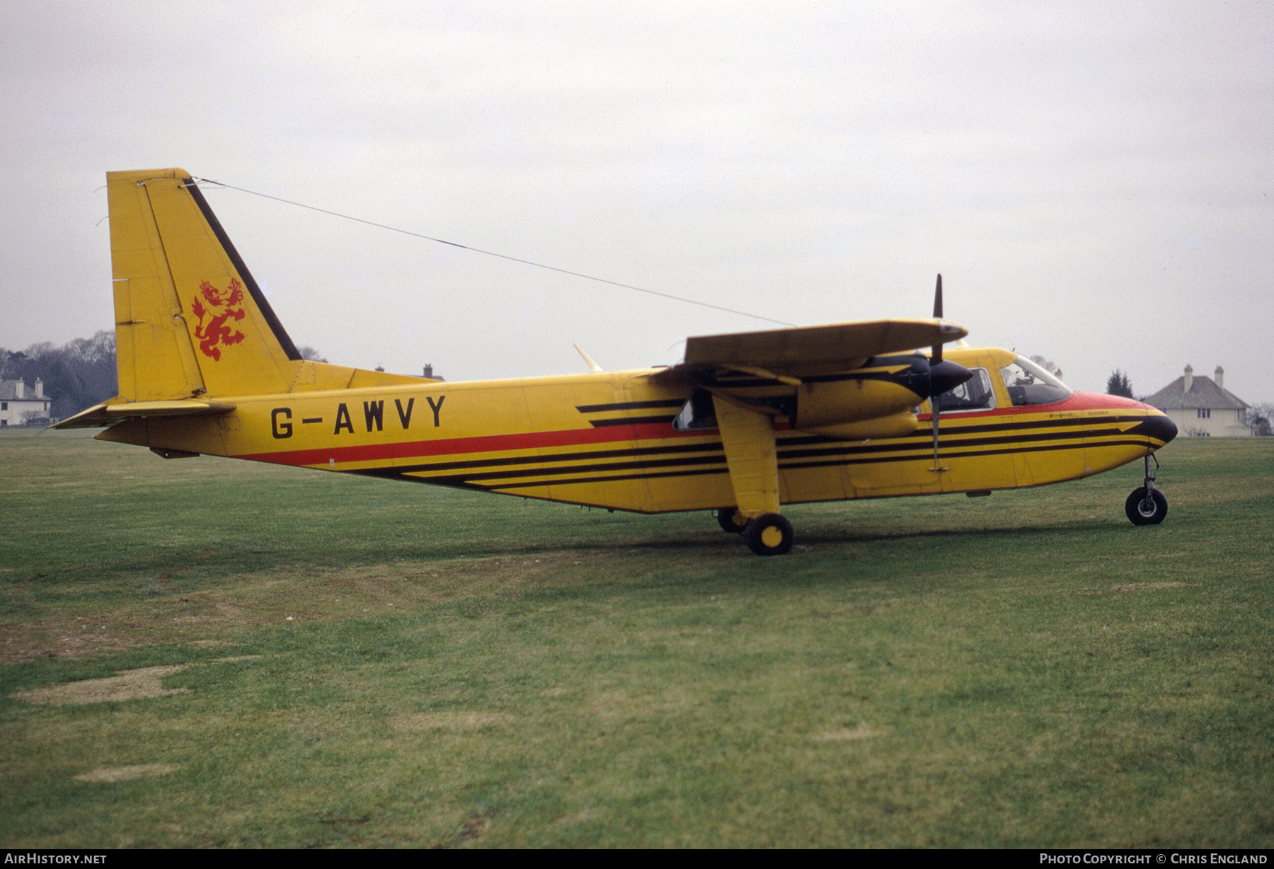 Aircraft Photo of G-AWVY | Britten-Norman BN-2A Islander | Aurigny Air Services | AirHistory.net #491914