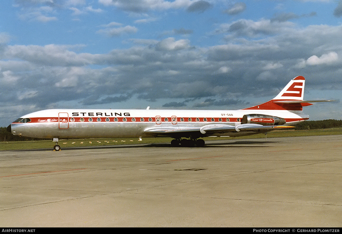 Aircraft Photo of OY-SAA | Aerospatiale SE-210 Caravelle 12 | Sterling Airways | AirHistory.net #491919