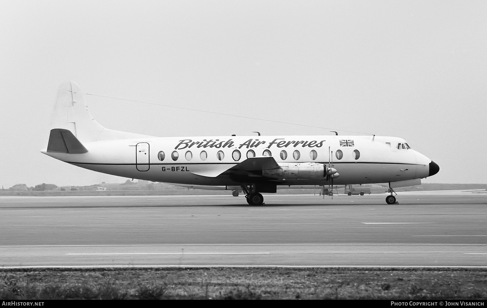 Aircraft Photo of G-BFZL | Vickers 836 Viscount | British Air Ferries - BAF | AirHistory.net #491922