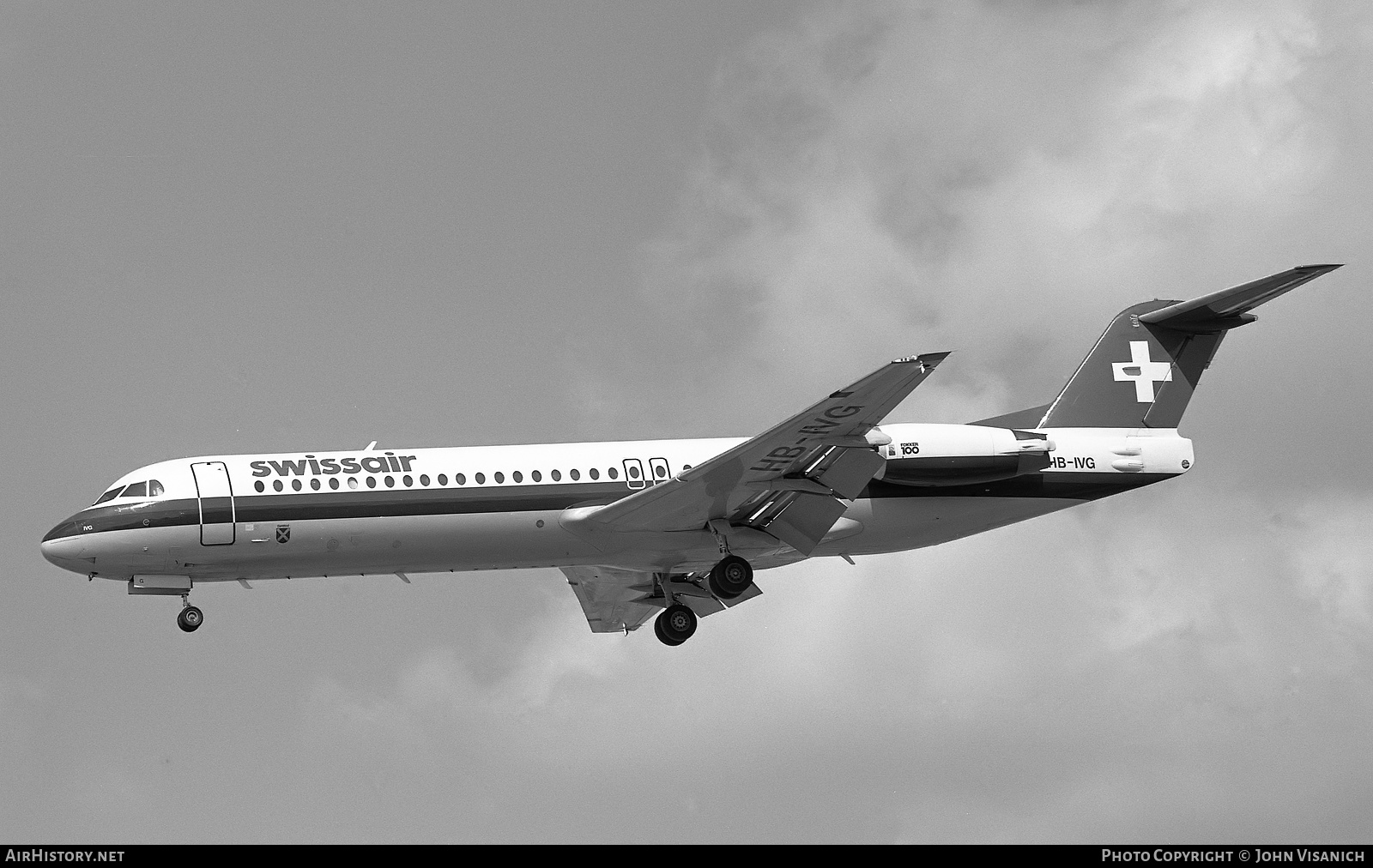 Aircraft Photo of HB-IVG | Fokker 100 (F28-0100) | Swissair | AirHistory.net #491933