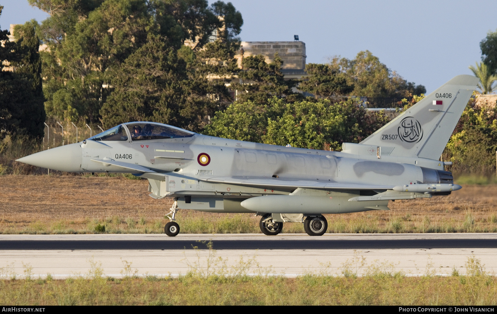 Aircraft Photo of QA406 / ZR507 | Eurofighter EF-2000 Typhoon | Qatar - Air Force | AirHistory.net #491941
