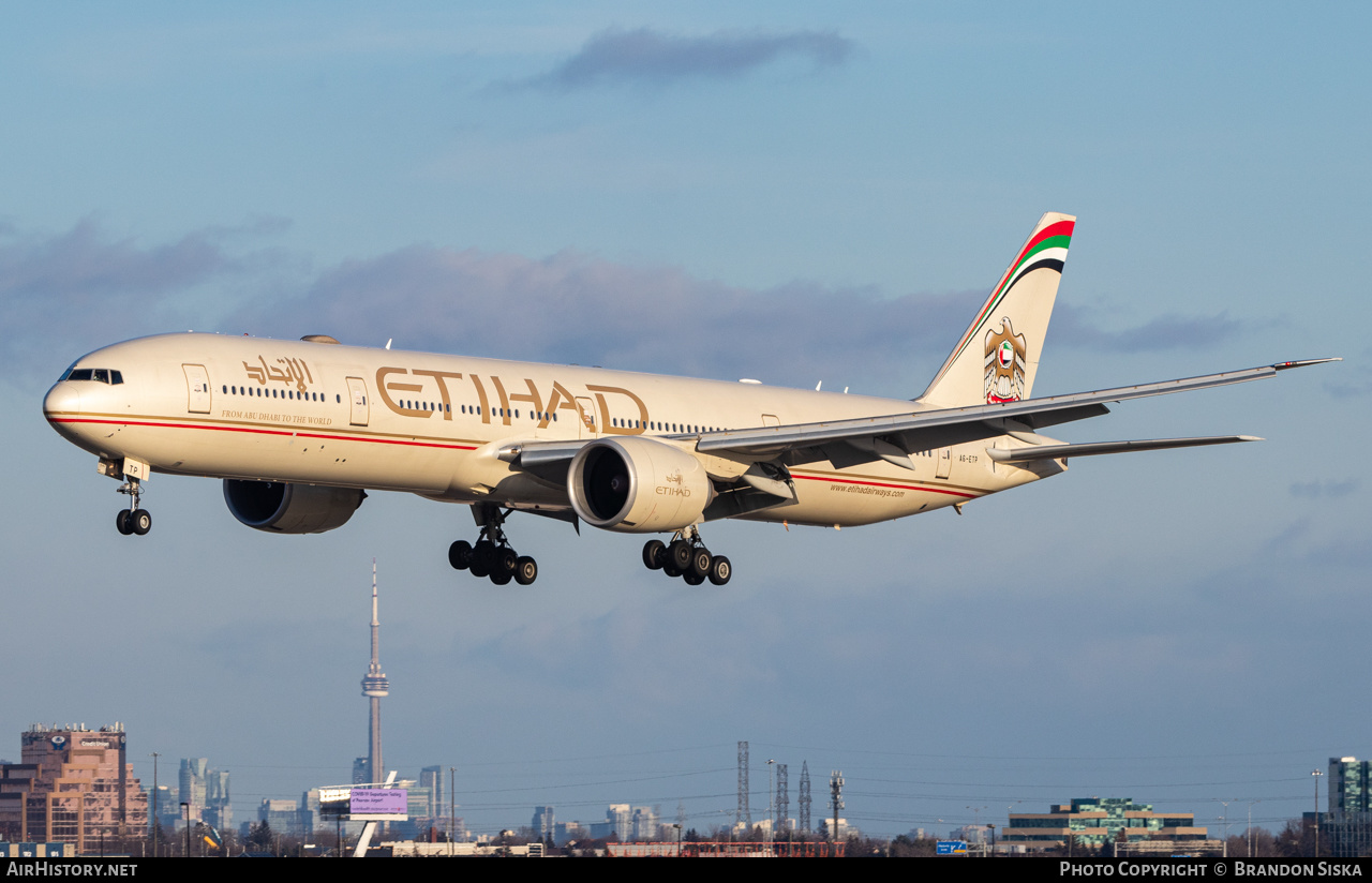 Aircraft Photo of A6-ETP | Boeing 777-3FX/ER | Etihad Airways | AirHistory.net #491973