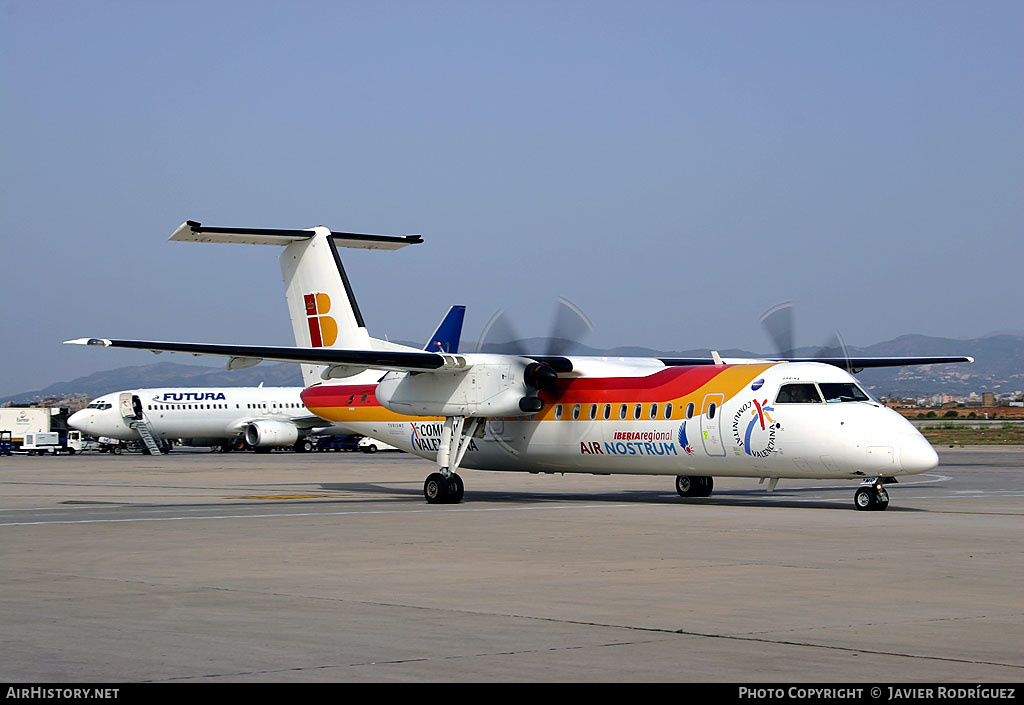 Aircraft Photo of PH-DMR | Bombardier DHC-8-315Q Dash 8 | Iberia Regional | AirHistory.net #491990
