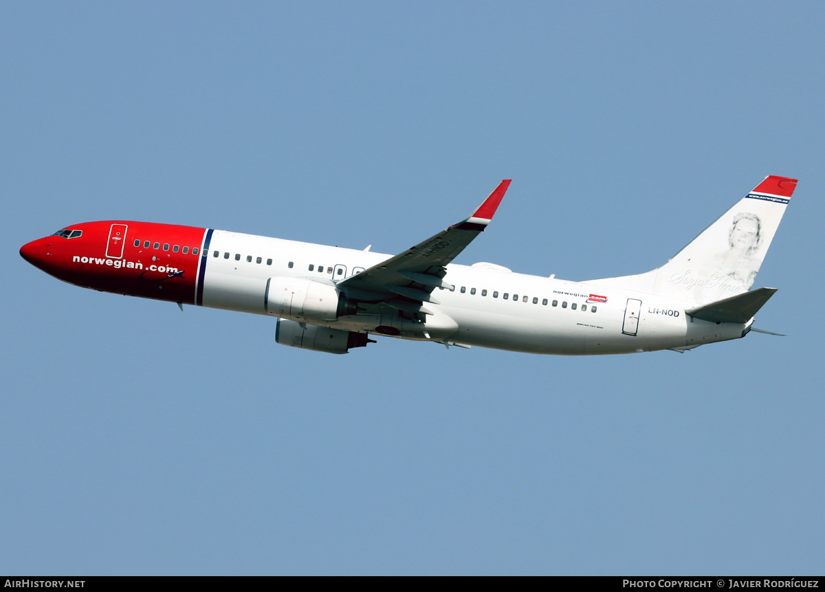 Aircraft Photo of LN-NOD | Boeing 737-8Q8 | Norwegian | AirHistory.net #492021