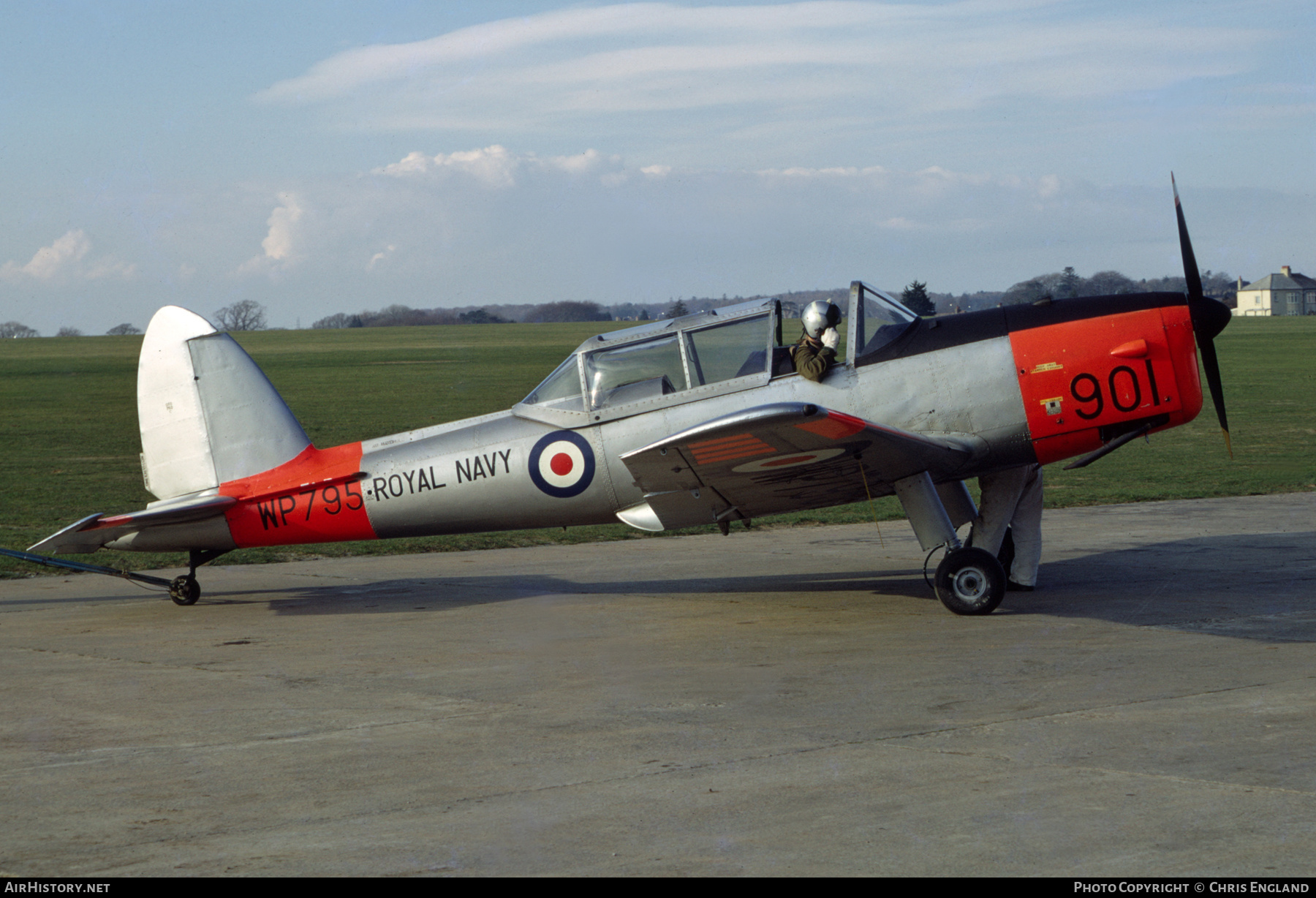 Aircraft Photo of WP795 | De Havilland Canada DHC-1 Chipmunk T10 | UK - Navy | AirHistory.net #492028