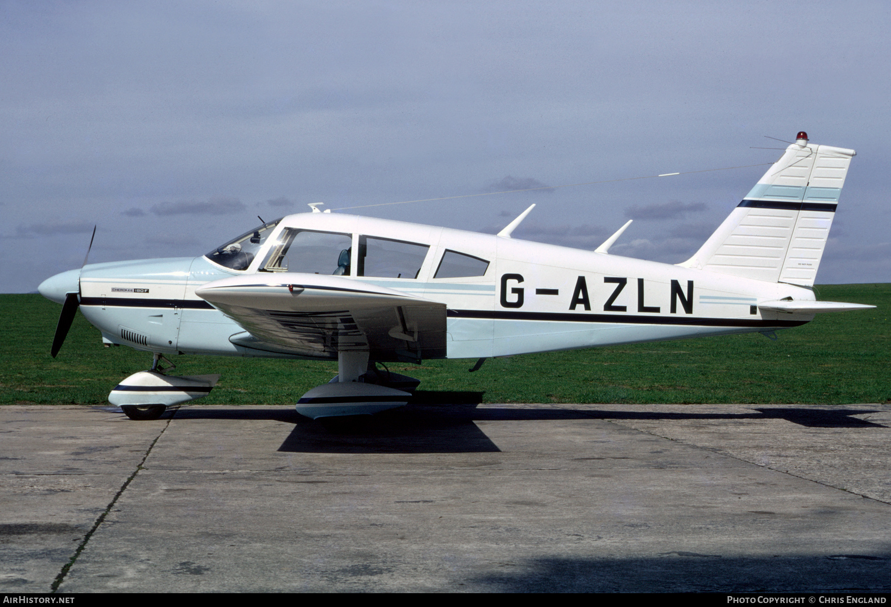 Aircraft Photo of G-AZLN | Piper PA-28-180 Cherokee F | AirHistory.net #492035
