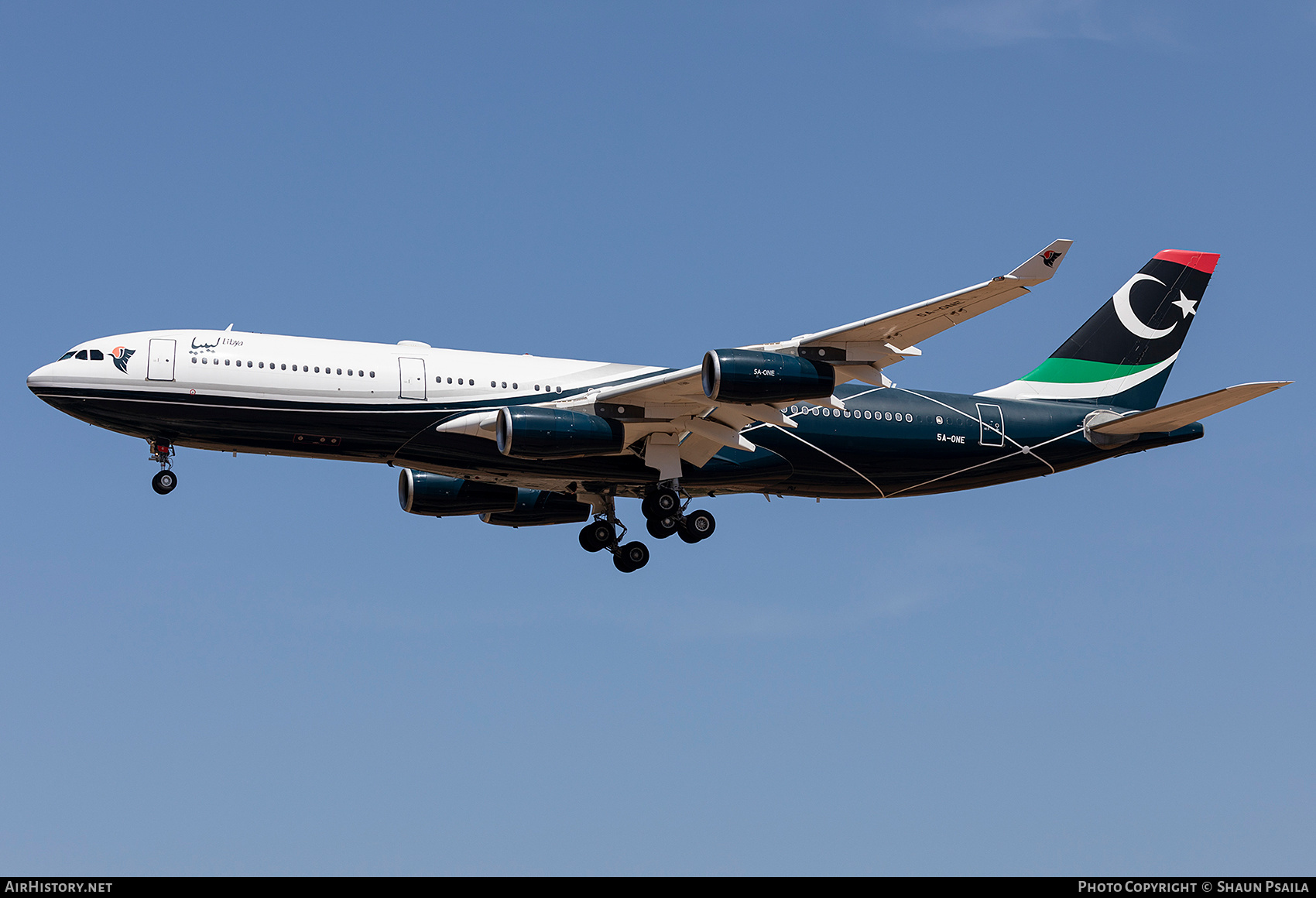 Aircraft Photo of 5A-ONE | Airbus A340-213 | Libya Government | AirHistory.net #492069