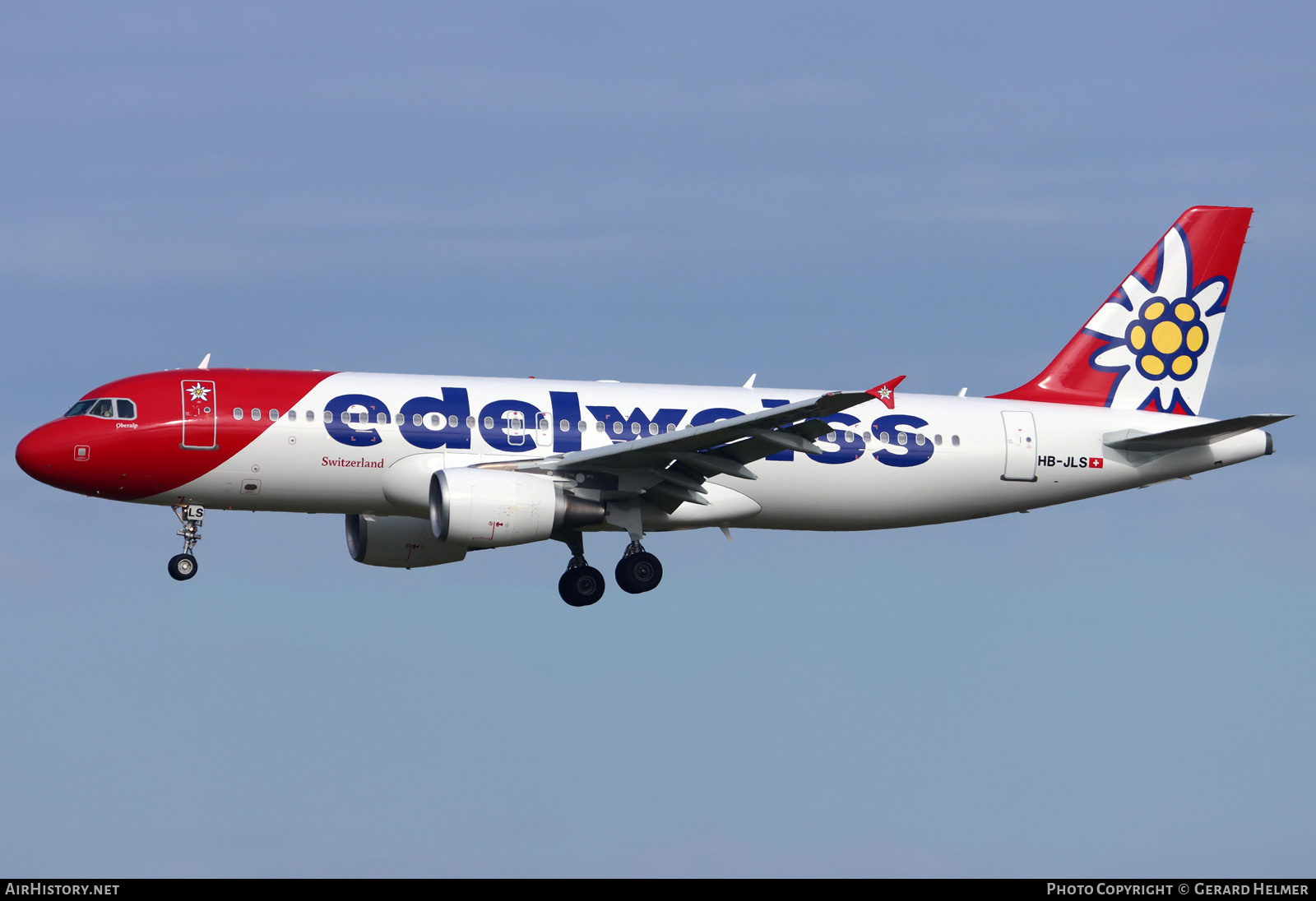 Aircraft Photo of HB-JLS | Airbus A320-214 | Edelweiss Air | AirHistory.net #492088