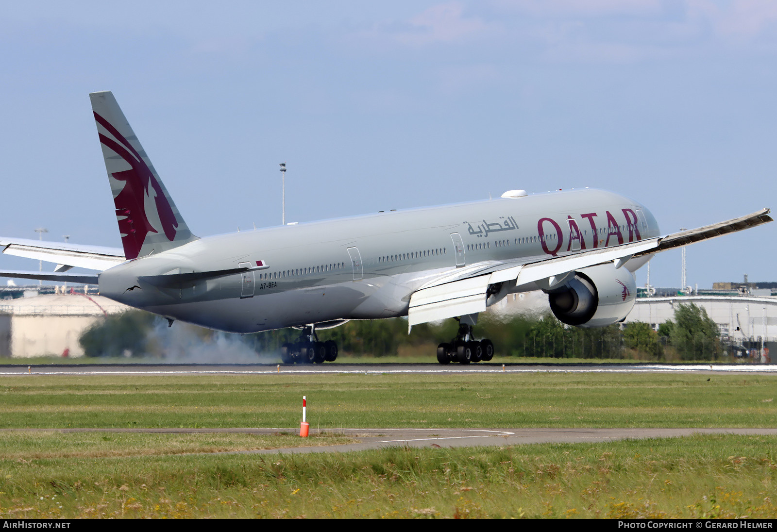 Aircraft Photo of A7-BEA | Boeing 777-3DZ/ER | Qatar Airways | AirHistory.net #492111