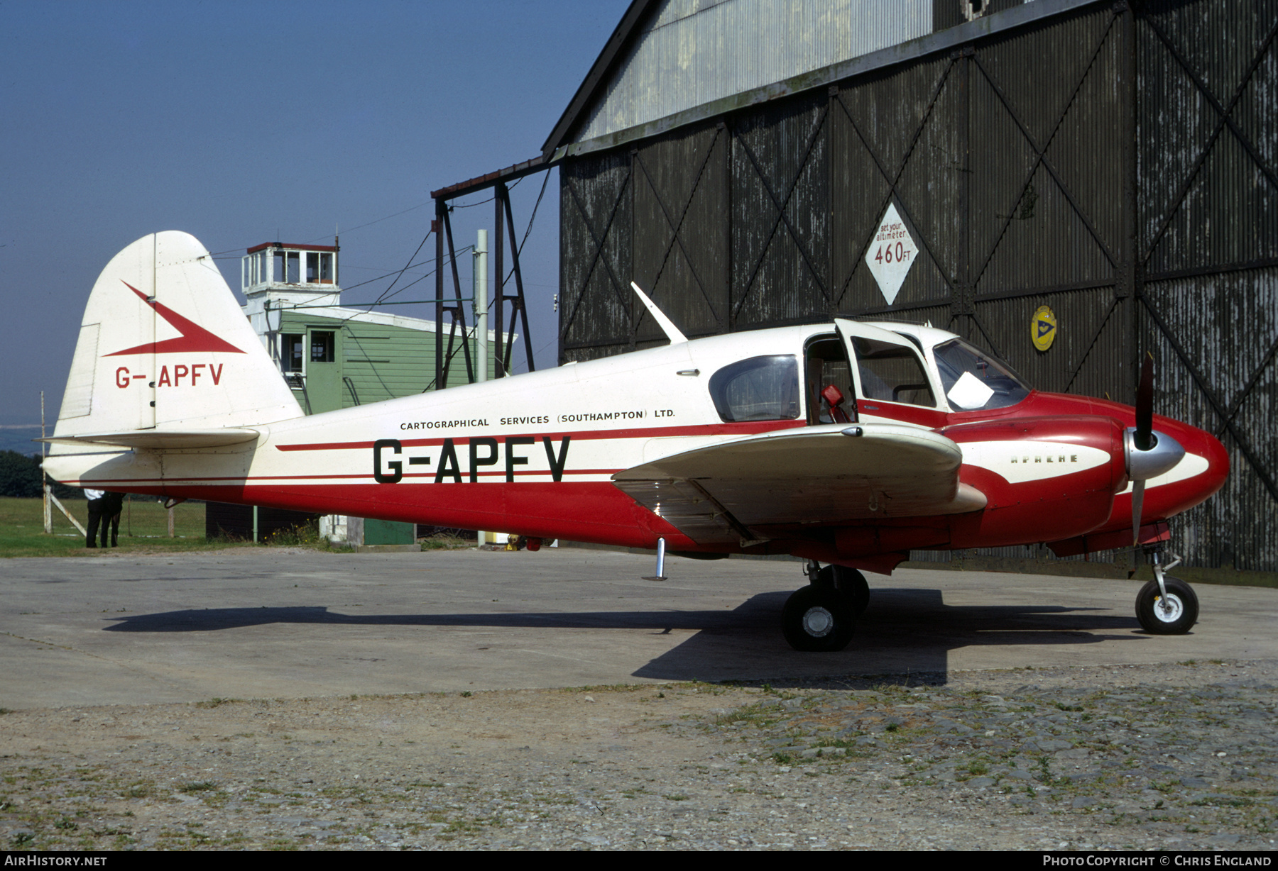 Aircraft Photo of G-APFV | Piper PA-23-160 Apache | Cartographical Services | AirHistory.net #492118