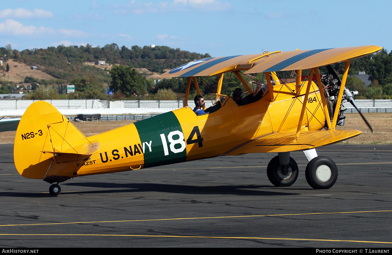 Aircraft Photo of F-AZST | Boeing PT-17/R755 Kaydet (A75N1) | USA - Navy | AirHistory.net #492162