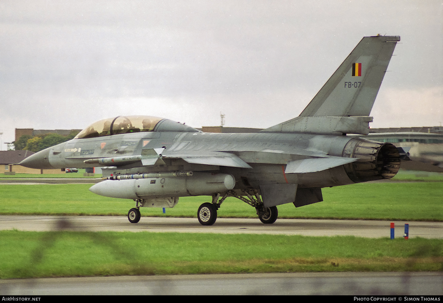 Aircraft Photo of FB-07 | General Dynamics F-16B Fighting Falcon | Belgium - Air Force | AirHistory.net #492169
